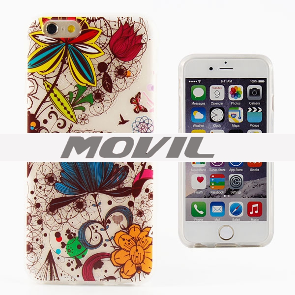 NP-2116 peelings TPU  funda para Apple iPhone 6-0